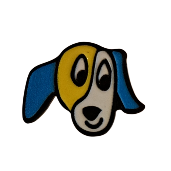 Rip the dog 25mm Enamel Pin Badge