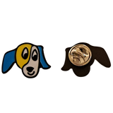 Rip the dog 25mm Enamel Pin Badge