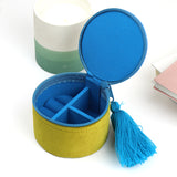 Embroidered Trinket Box - Olive