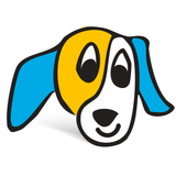 Rip the dog 25mm Enamel Pin Badge