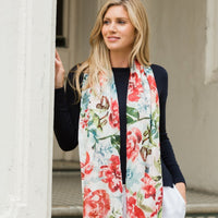 Peony Summer House Scarf