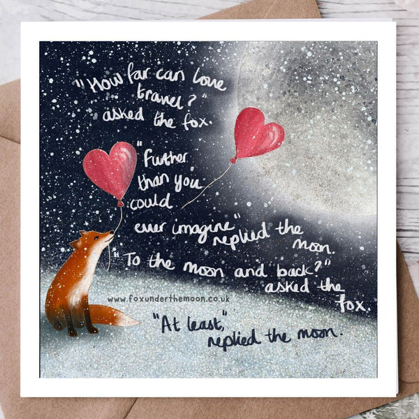 To the moon & back - Fox Under the Moon