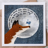 Friends - Fox Under the Moon Card