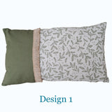 Leaf Pattern Cushion 3 assort. 30x50cm