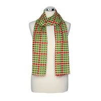 Peony Retro Lime/Red Scarf