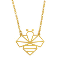 Bee Geometric Necklace Dynami