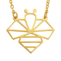 Bee Geometric Necklace Dynami