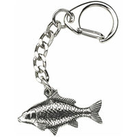 Pewter Carp Keyring