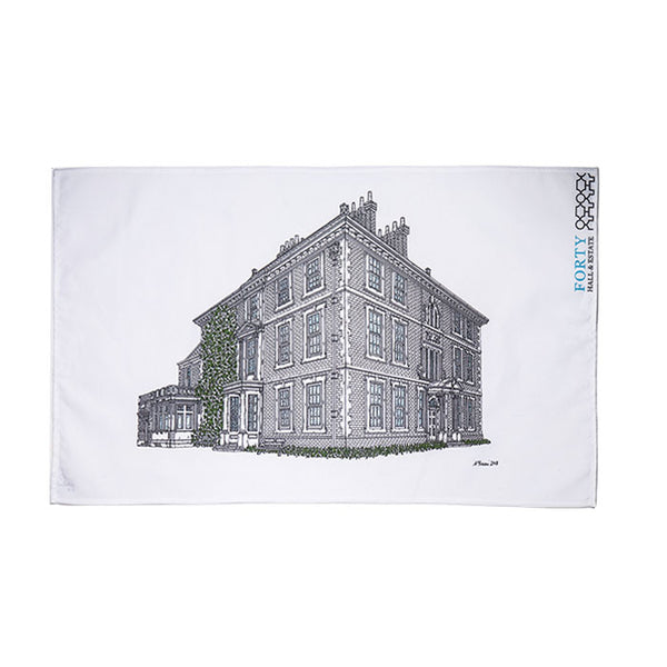 Forty Hall Tea Towel by Nicky Yianni