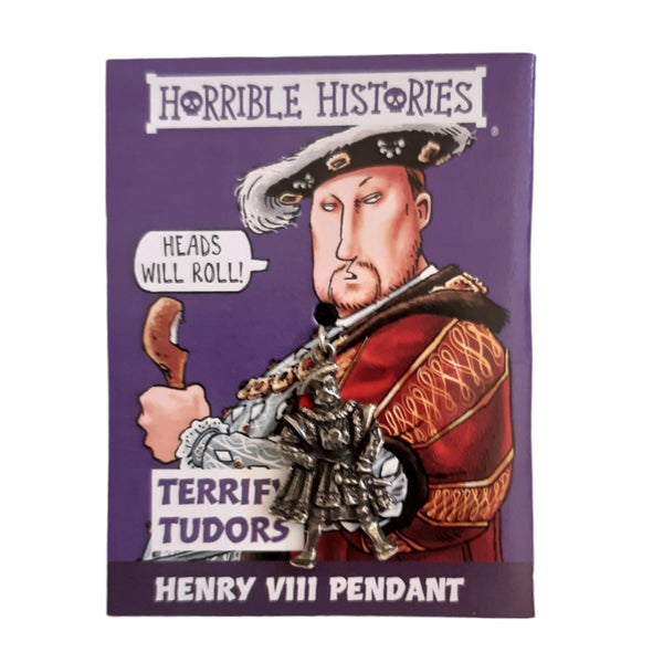 Horrible Histories Terrifying Tudors Henry VIII Pewter Pendant