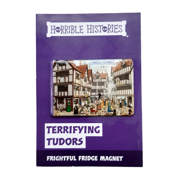 Horrible Histories Terrifying Tudors Rectangular Tudor Scene Magnet