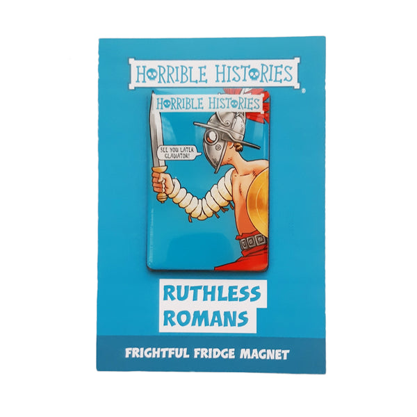 Horrible Histories Ruthless Romans Rectangular Gladiator Magnet