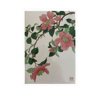 Pink Camellia Ezen Card