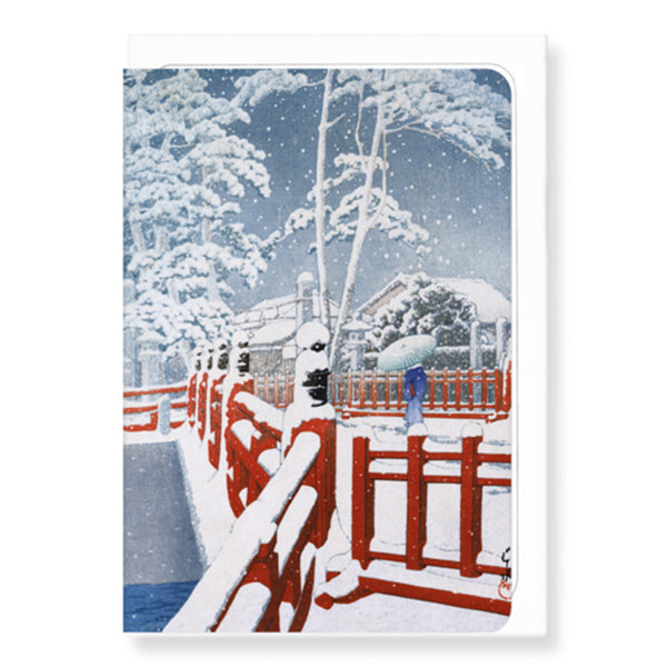 Snow At Bridge Ezen Card