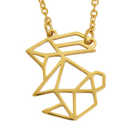 Rabbit Geometric Necklace Dynami