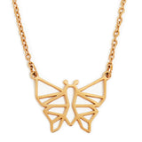 Butterfly Geometric Necklace Dynami