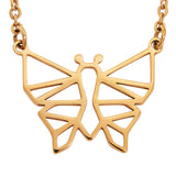 Butterfly Geometric Necklace Dynami