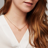 Butterfly Geometric Necklace Dynami