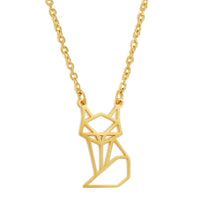 Fox Geometric Necklace Dynami