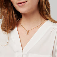 Fox Geometric Necklace Dynami