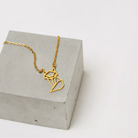 Fox Geometric Necklace Dynami