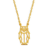 Owl Geometric Necklace Dynami