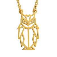 Owl Geometric Necklace Dynami