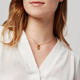 Owl Geometric Necklace Dynami