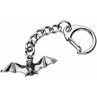 Pewter Bat Keyring