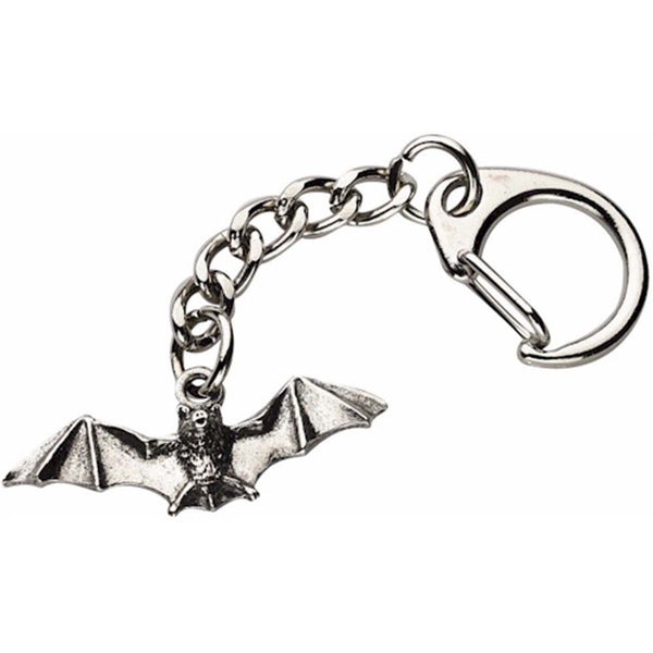 Pewter Bat Keyring