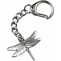 Pewter Dragonfly Keyring